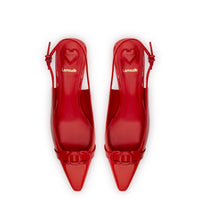 Franca Pump In Scarlet Patent Leather