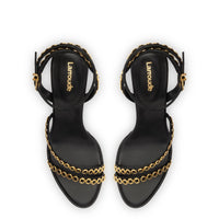 Milanina Mini Sandal In Black Leather