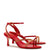 Milanina Mini Sandal In Scarlet Leather