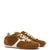 Stella Sneaker In Russet Suede and Ivory Leather