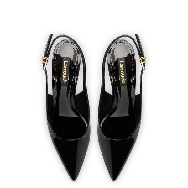 Loulou Pump In Black Patent Leather