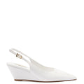 Loulou Pump In White Patent Leather