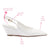 Loulou Pump In White Patent Leather