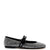 Verona Ballet Flat Crystal In Black Suede