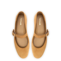 Verona Ballet Flat In Peanut Suede