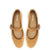 Verona Ballet Flat In Peanut Suede