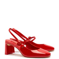 Georgina Pump In Scarlet Patent Leather