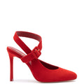 Deena By Larroudé Pump In Red Suede