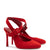 Deena By Larroudé Pump In Red Suede