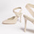 Deena By Larroudé Pump In Mushroom Grey Suede