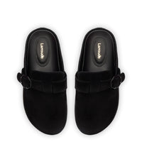 Milan Clog In Black Suede