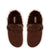 Milan Fur Clog In Brown Suede