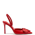 Amore Pump In Scarlet Leather