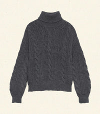 LEIGHTON SWEATER -- DARK GREY