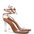 Gloria Sandal In Caramel Leather and Vinyl