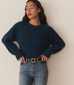 MARSENA SWEATER -- DEEP SAPPHIRE