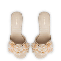 Brigitte Mule In Natural Raffia