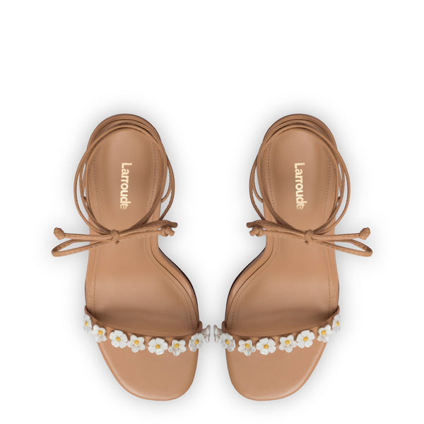 Goldie Sandal In Tan Leather