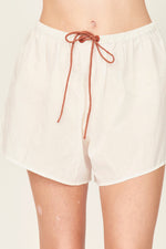 Pajama Tap Short & Camisole Set in White