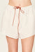 Pajama Tap Short & Camisole Set in White