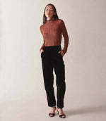 MINOU TURTLENECK -- PERSIMMON