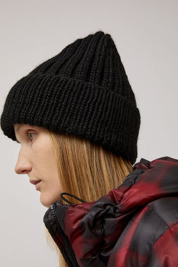 Muhlbauer Lennon Fold Up Beanie in Black