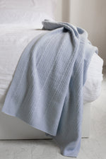 CABLE CASHMERE THROW BLANKET