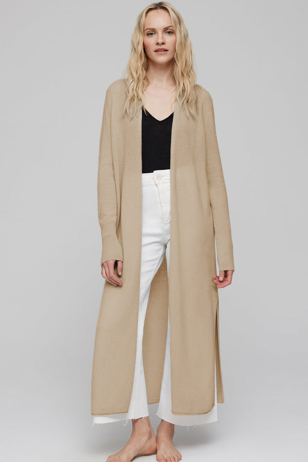 FAYE LONGLINE CASHMERE CARDIGAN