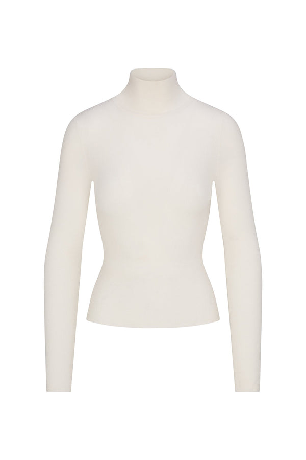 RUMER FITTED CASHMERE TURTLENECK