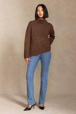 JANINE TURTLENECK CASHMERE SWEATER