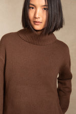 JANINE TURTLENECK CASHMERE SWEATER