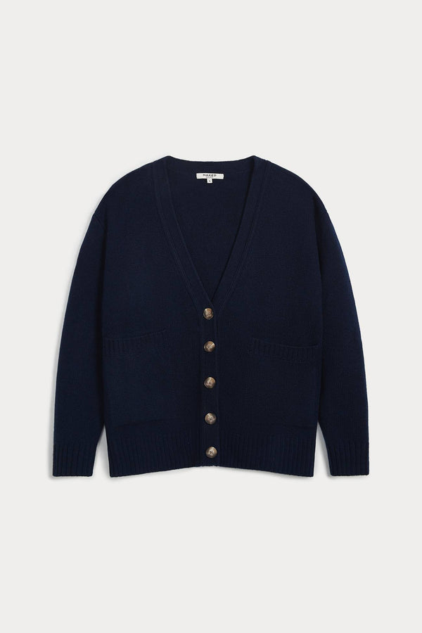 LAUREN BUTTON-UP CASHMERE CARDIGAN