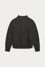 ODETTE CABLE KNIT CASHMERE SWEATER