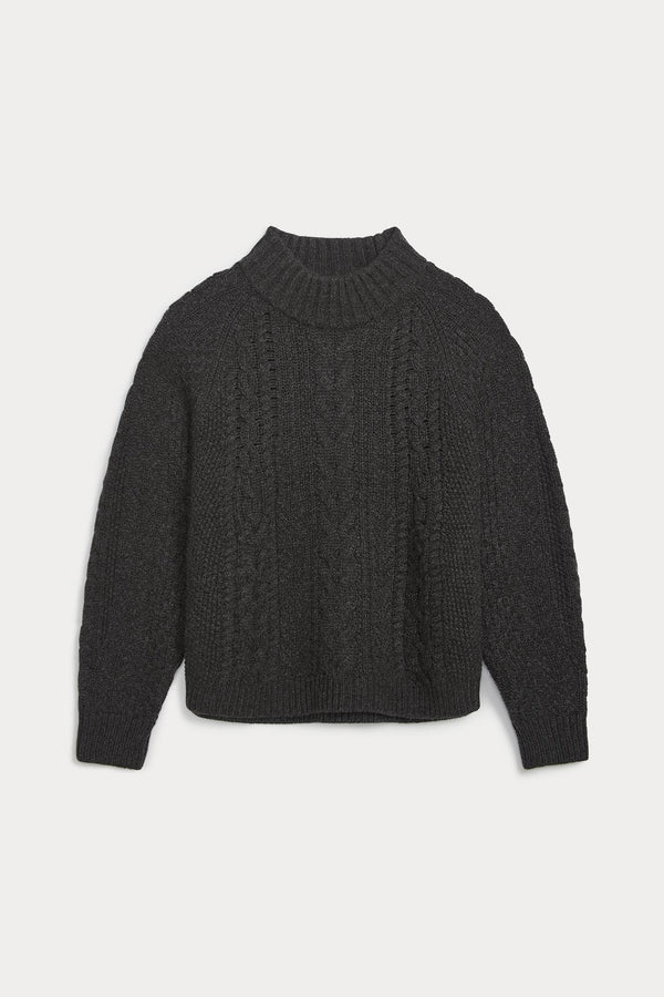 ODETTE CABLE KNIT CASHMERE SWEATER