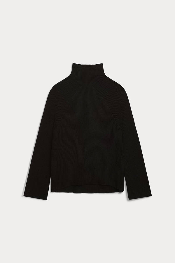 KORA CASHMERE MOCK NECK SWEATER