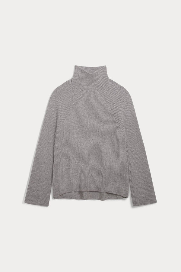 KORA CASHMERE MOCK NECK SWEATER