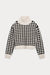 IRIS HOUNDSTOOTH CASHMERE TURTLENECK SWEATER