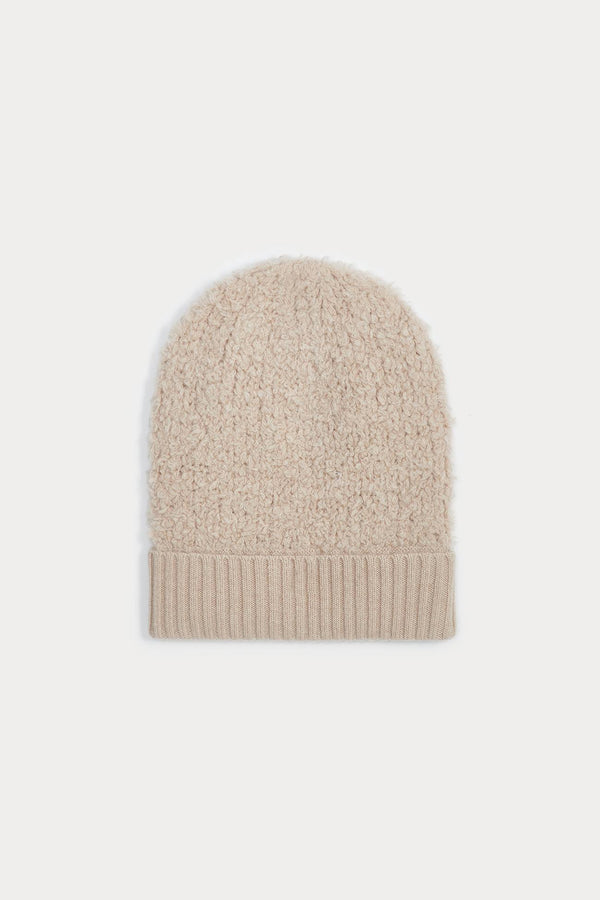 FRAN TEDDY CASHMERE BLEND BEANIE