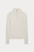 JULIETTE FITTED CASHMERE QUARTER-ZIP