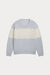 SITA STRIPED CASHMERE CREWNECK SWEATER