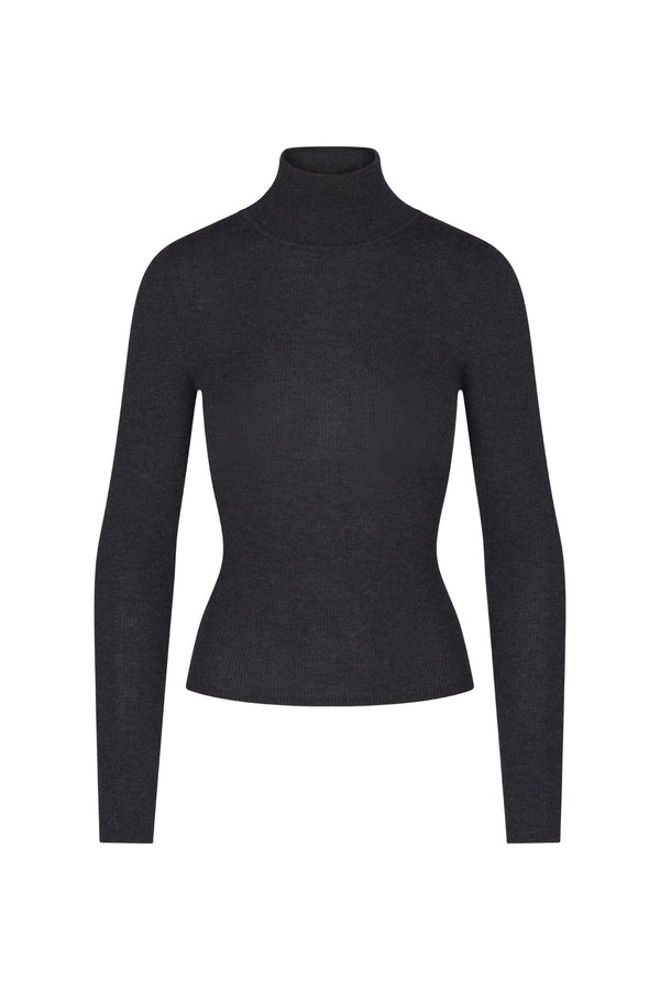 RUMER FITTED CASHMERE TURTLENECK