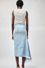 Naya Rea Gloria Skirt in Washed Light Blue