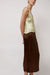 Nin Studio Mino Skirt in Brown