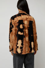 No.6 Aya Top in Brown Tie Dye Corduroy