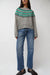 No.6 Cardiff Sweater in Grey and Green