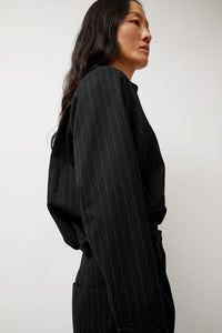 No.6 Lana Top in Midnight Pinstripe