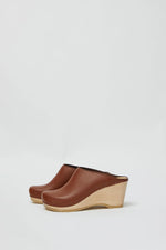 No.6 New School Clog on Wedge in British Tan