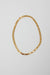 Numbering Rectangle Chain Link Necklace in Gold