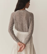 OPHIRA SWEATER -- LIGHT HEATHER GREY