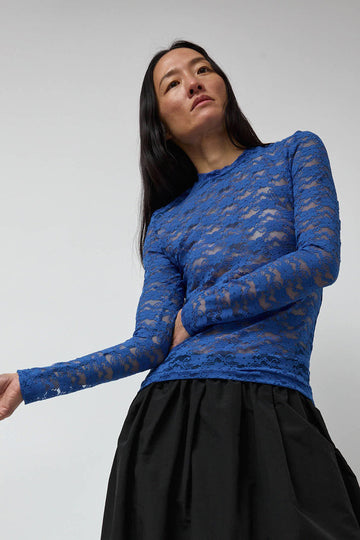 No.6 Ash Tee in Cornflower Lace